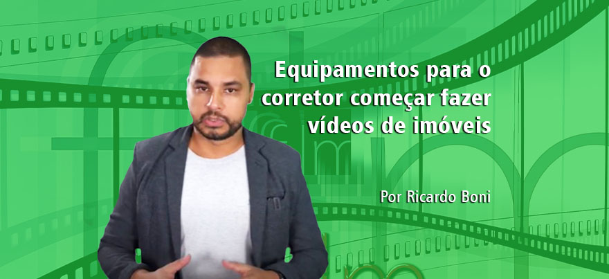 Equipamentos para gravação de vídeo de imóveis