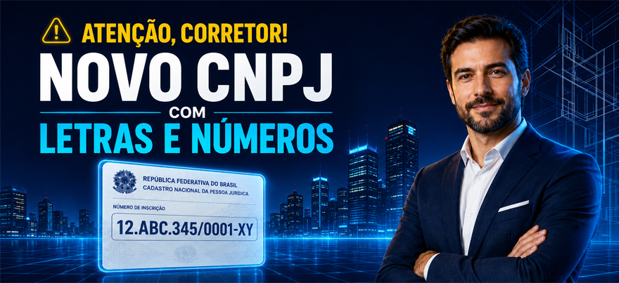 Atenção corretor para o novo CNPJ com letras e números